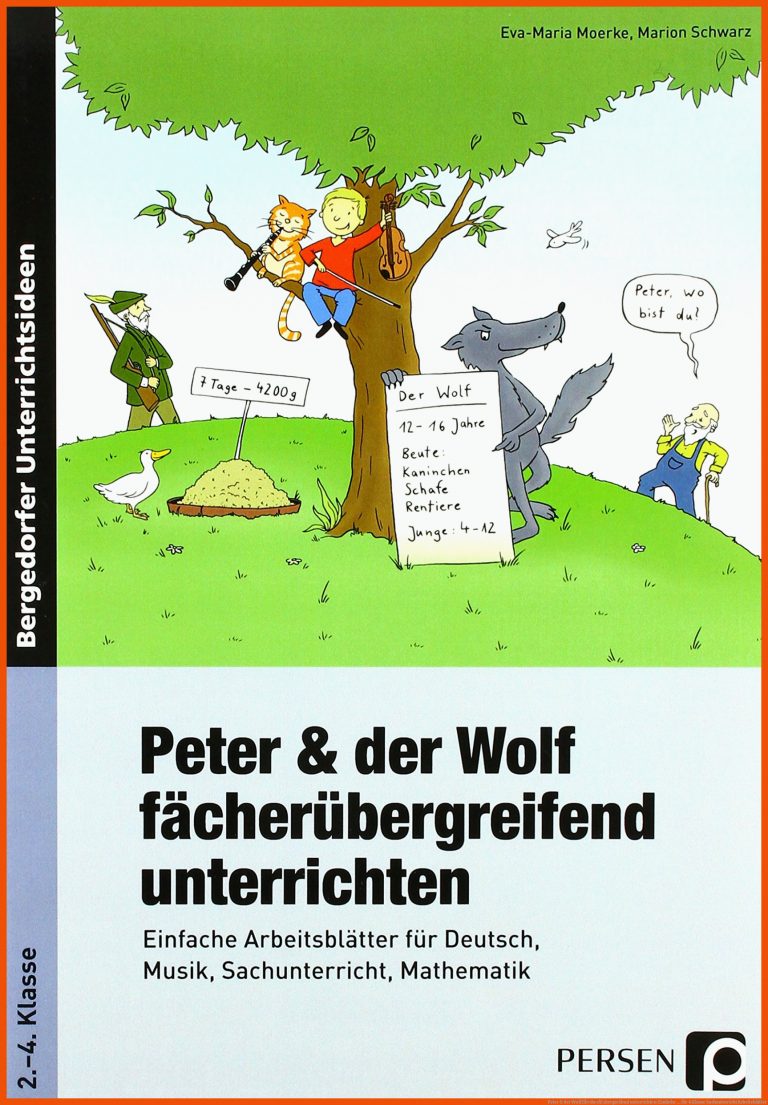 Peter & der Wolf fÃ¤cherÃ¼bergreifend unterrichten: Einfache ... für 4 klasse sachunterricht arbeitsblätter