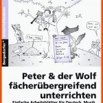 Peter & Der Wolf FÃ¤cherÃ¼bergreifend Unterrichten Fuer Arbeitsblätter Peter Und Der Wolf Instrumente Bilder