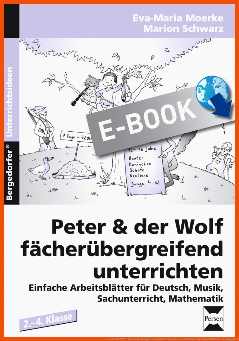 Peter & der Wolf fÃ¤cherÃ¼bergreifend unterrichten für peter und der wolf arbeitsblätter kindergarten