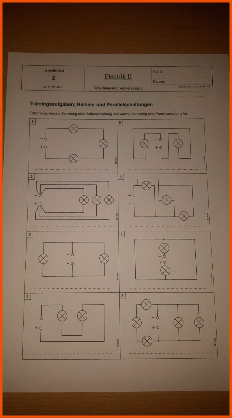 Physik Reihen Und Parallelschaltung? (schule, Hausaufgaben) Fuer Reihen Und Parallelschaltung Arbeitsblatt