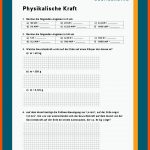 Physikalische Kraft Fuer Kraftpfeile Zeichnen Arbeitsblatt