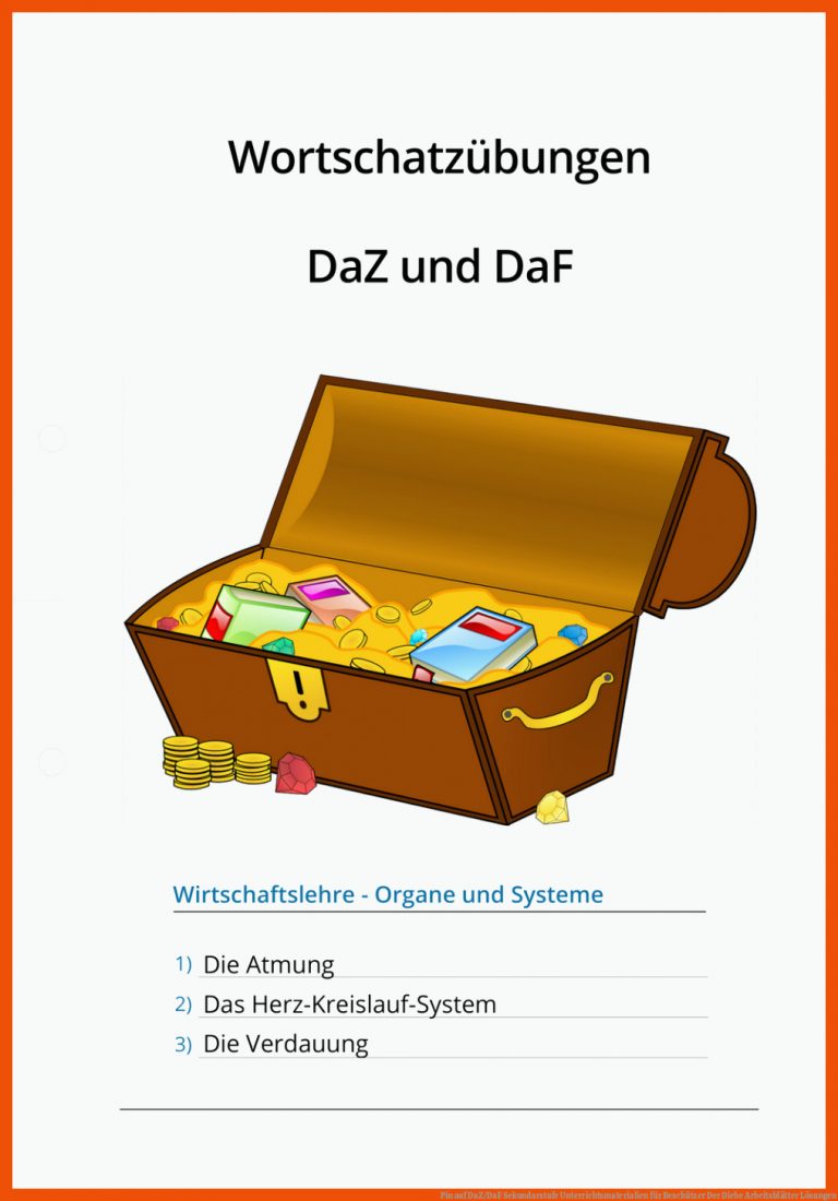 Pin auf DaZ/DaF Sekundarstufe Unterrichtsmaterialien für beschützer der diebe arbeitsblätter lösungen