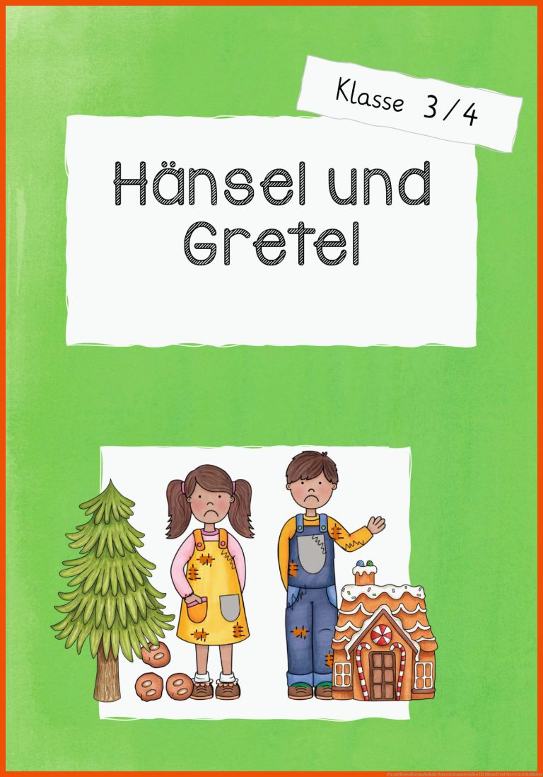 Pin auf Deutsch Grundschule Unterrichtsmaterialien für hänsel und gretel arbeitsblätter