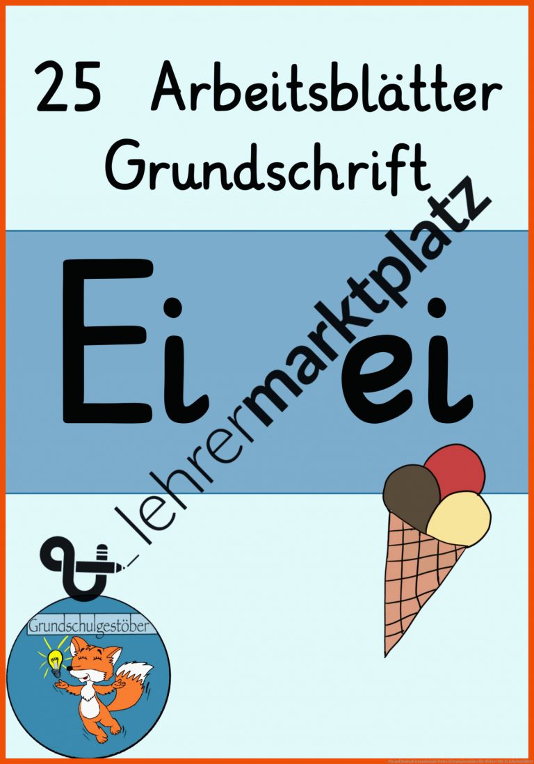 Pin auf Deutsch Grundschule Unterrichtsmaterialien für wörter mit ei arbeitsblätter