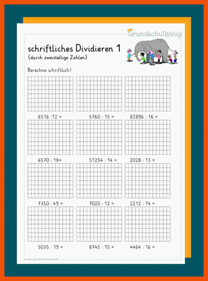 Pin auf Deutsch lernen für schriftliche division arbeitsblätter klasse 5