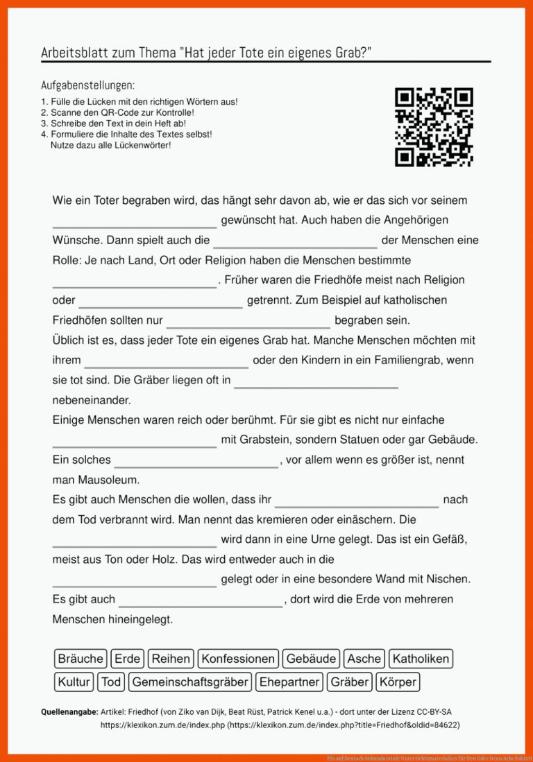 Pin auf Deutsch Sekundarstufe Unterrichtsmaterialien für den oder denn arbeitsblatt