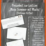Pin Auf Deutsch Sekundarstufe Unterrichtsmaterialien Fuer Mein sommer Mit Mucks Arbeitsblätter Lösungen