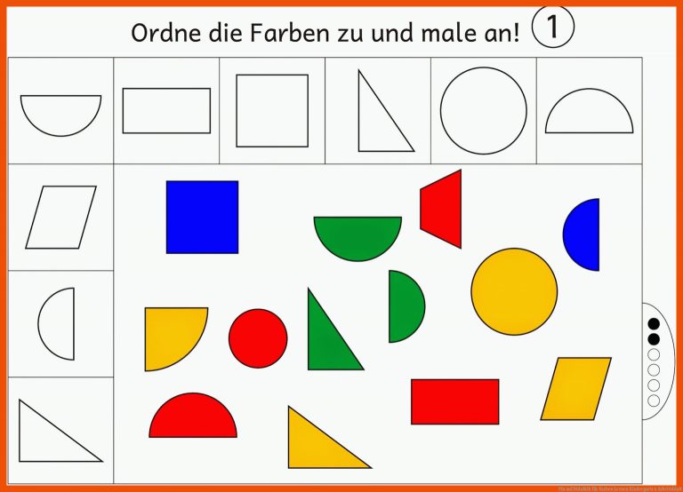 Pin auf Didaktik für farben lernen kindergarten arbeitsblatt