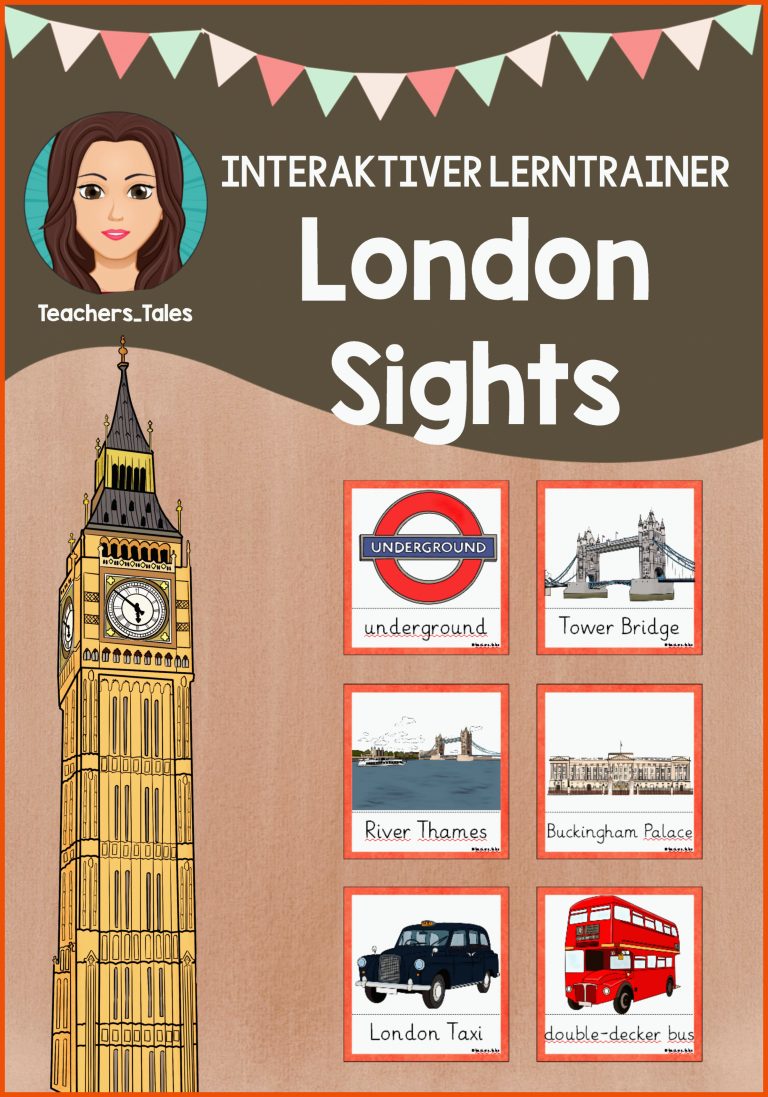 Pin auf Englisch Grundschule Unterrichtsmaterialien für arbeitsblatt englisch sights of london pdf