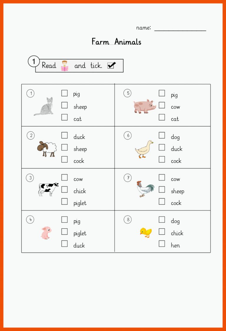 Pin auf Englisch Grundschule Unterrichtsmaterialien für farm animals arbeitsblatt