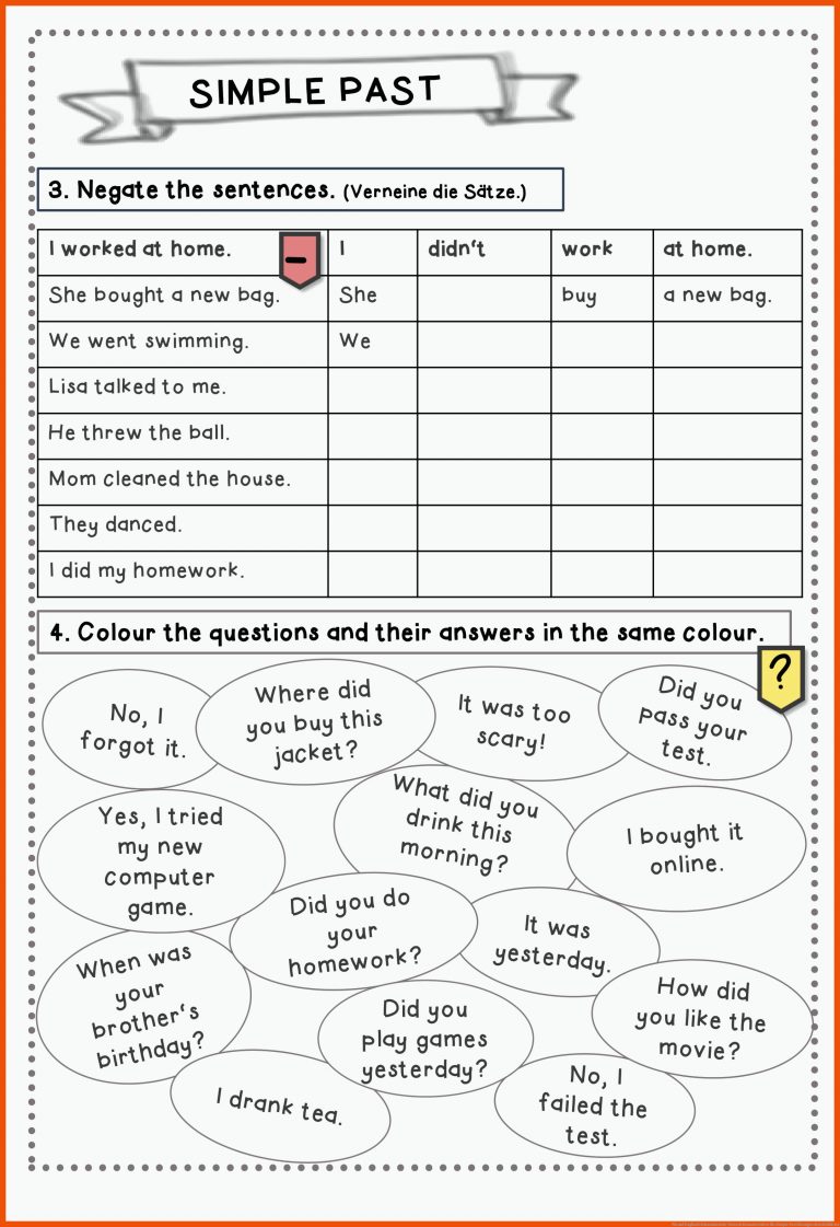 Pin Auf Englisch Sekundarstufe Unterrichtsmaterialien Fuer Simple Past übungen Arbeitsblätter