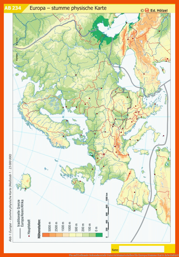 Pin auf Erdkunde Sekundarstufe Unterrichtsmaterialien für europa stumme karte arbeitsblatt