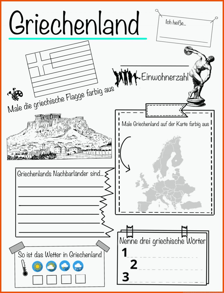 Pin auf Erdkunde Sekundarstufe Unterrichtsmaterialien für ländersteckbrief europa arbeitsblatt