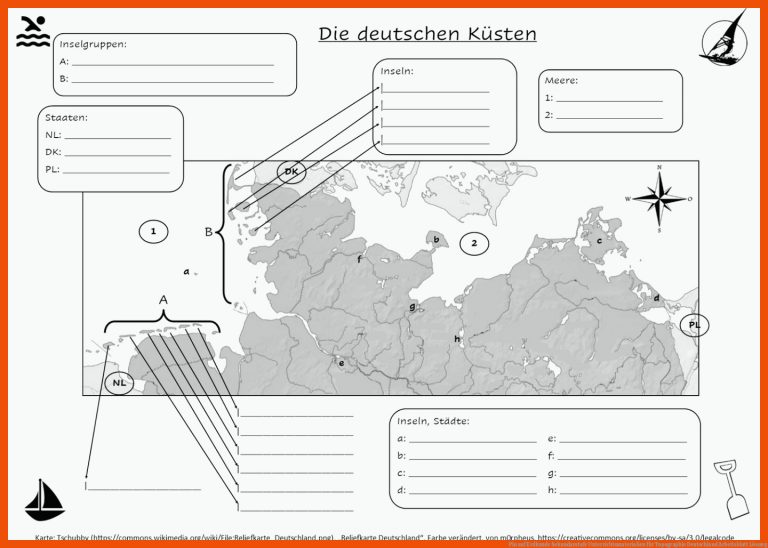 Pin Auf Erdkunde Sekundarstufe Unterrichtsmaterialien Fuer topographie Deutschland Arbeitsblatt Lösung