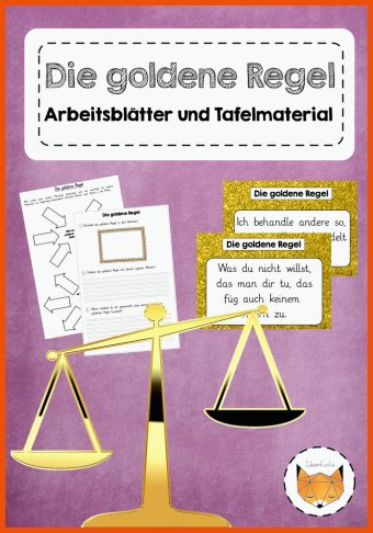 19 Goldene Regel Grundschule Arbeitsblatt