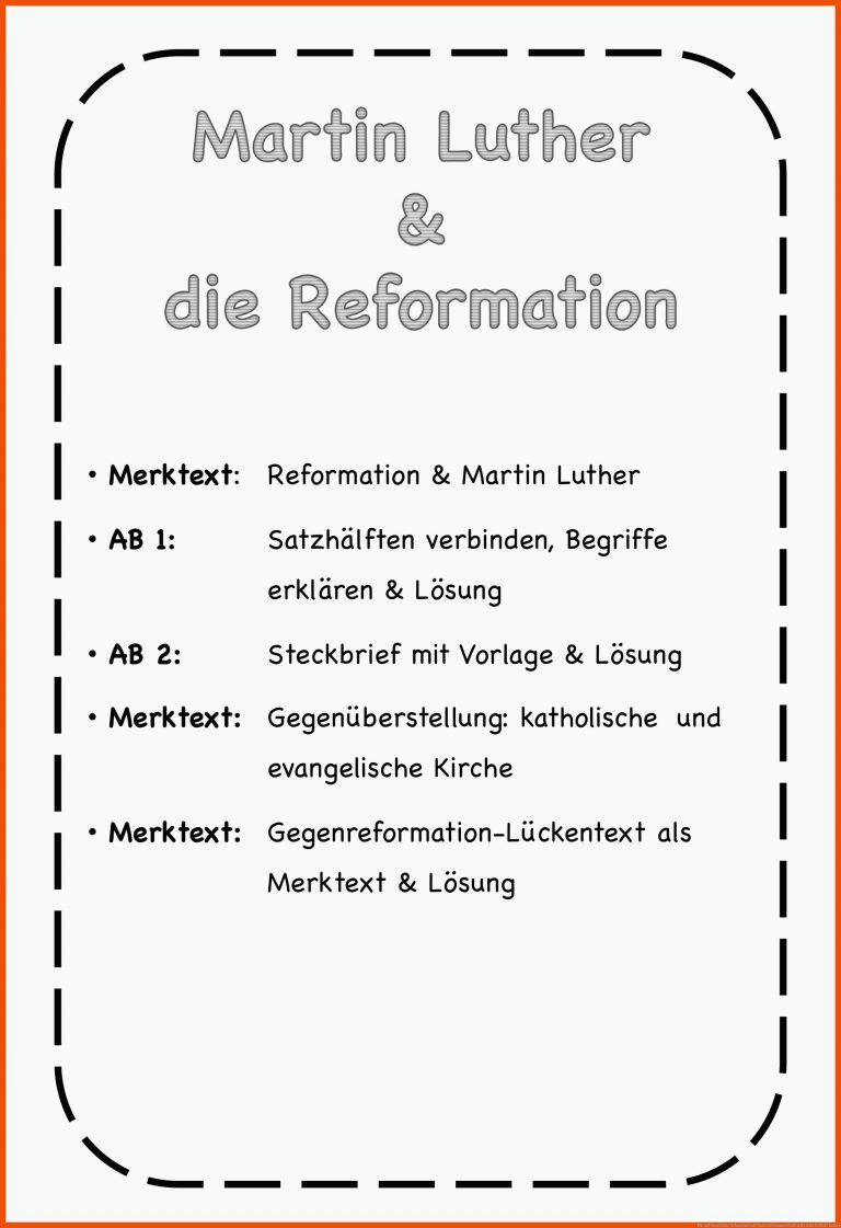 Pin Auf Geschichte Sekundarstufe Unterrichtsmaterialien Fuer Arbeitsblatt Luther