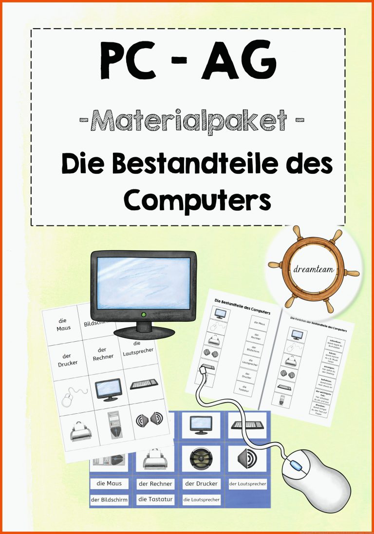 Pin Auf Informatik & Itg Sekundarstufe Unterrichtsmaterialien Fuer Bestandteile Computer Arbeitsblatt