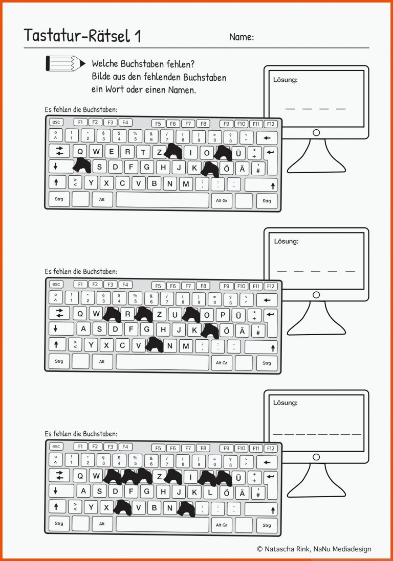 Pin Auf Informatik & Itg Sekundarstufe Unterrichtsmaterialien Fuer Die Tastatur Des Computers Arbeitsblatt