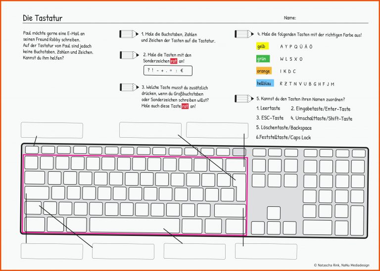 Pin Auf Informatik & Itg Sekundarstufe Unterrichtsmaterialien Fuer Die Tastatur Des Computers Arbeitsblatt