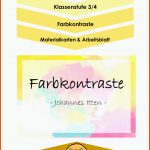 Pin Auf Kunst Grundschule Unterrichtsmaterialien Fuer Farbkontraste Arbeitsblatt