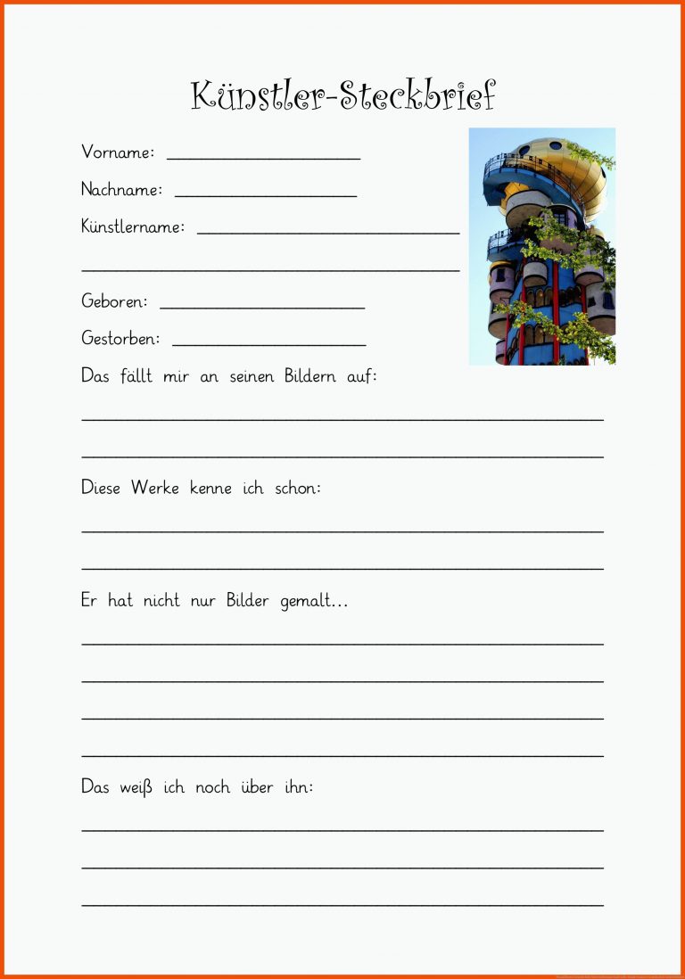 Pin auf Kunst Grundschule Unterrichtsmaterialien für hundertwasser grundschule arbeitsblätter