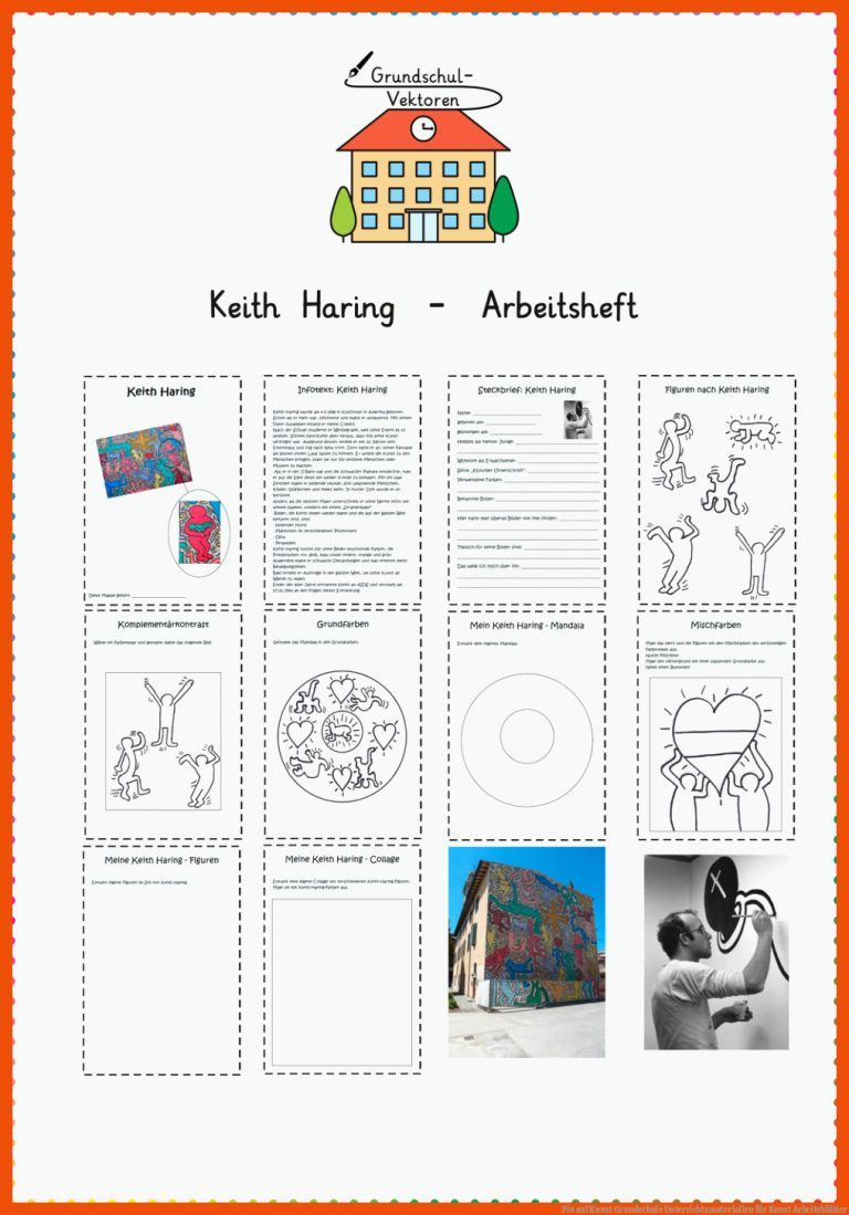 Pin auf Kunst Grundschule Unterrichtsmaterialien für kunst arbeitsblätter