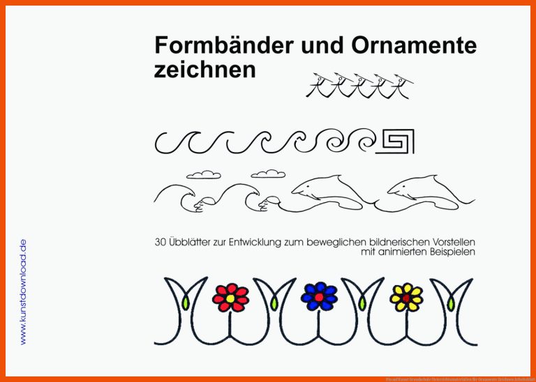 Pin auf Kunst Grundschule Unterrichtsmaterialien für ornamente zeichnen arbeitsblatt