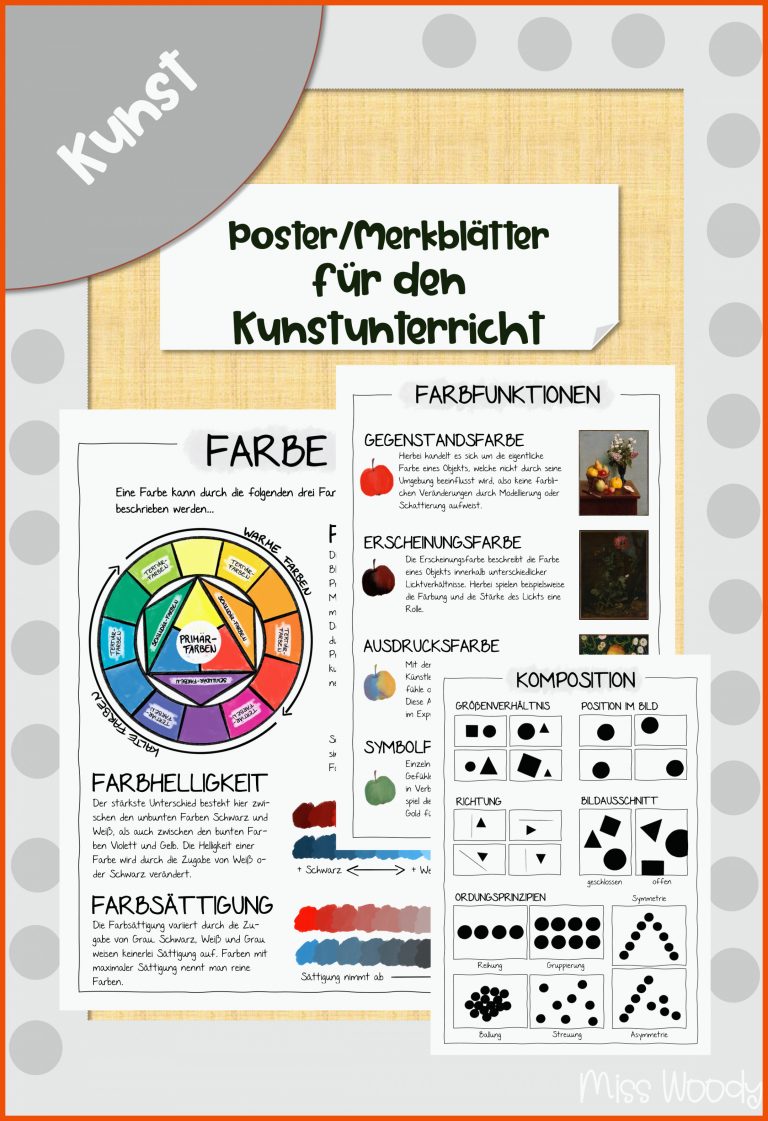 Pin auf Kunst Sekundarstufe Unterrichtsmaterialien für kunstunterricht farbenlehre arbeitsblatt