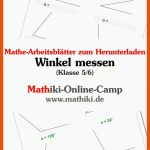 Pin Auf Mathe (5/6. Klasse) Fuer Kostenlos Mathe Arbeitsblätter Klasse 6 Winkel Zum Ausdrucken
