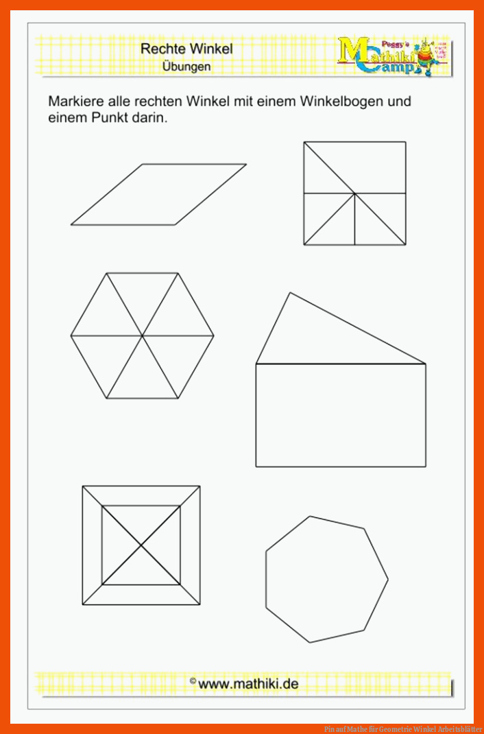 Pin auf Mathe für geometrie winkel arbeitsblätter
