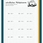 Pin Auf Mathe Fuer Schriftliche Multiplikation Arbeitsblätter 5 Klasse