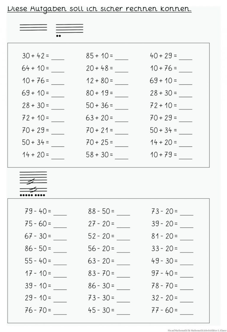Pin auf Mathematik für Mathematik Arbeitsblätter 3. Klasse