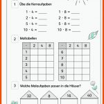 Pin Auf Mathematik Grundschule Unterrichtsmaterialien Fuer Einmaleins Arbeitsblätter 2 Klasse