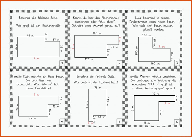 Pin auf Mathematik Grundschule Unterrichtsmaterialien für flächeninhalt zusammengesetzte figuren arbeitsblatt