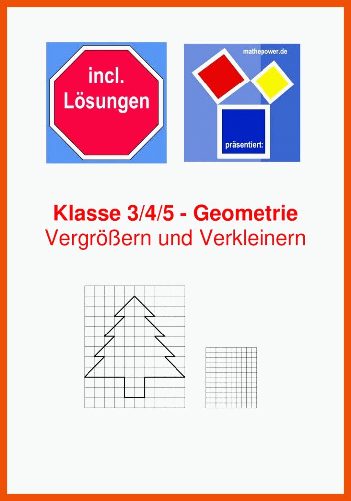 Pin auf Mathematik Grundschule Unterrichtsmaterialien für geometrie vergrößern und verkleinern 4 klasse arbeitsblätter
