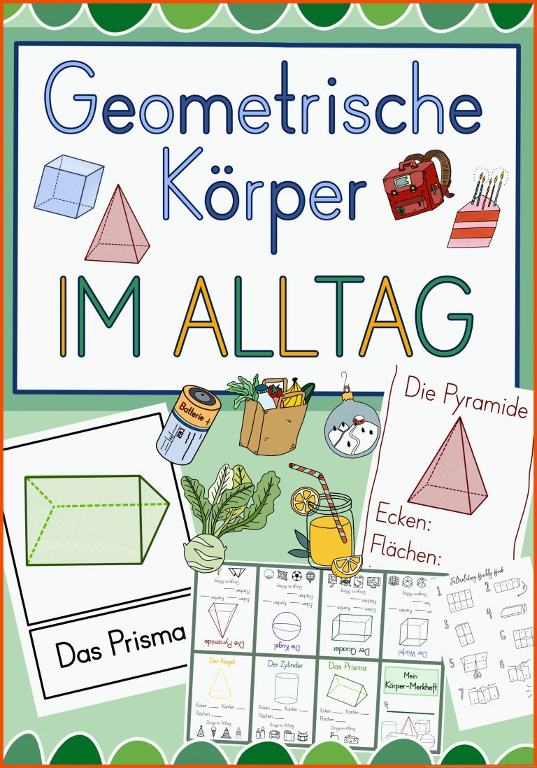 Pin auf Mathematik Grundschule Unterrichtsmaterialien für geometrische körper grundschule arbeitsblatt