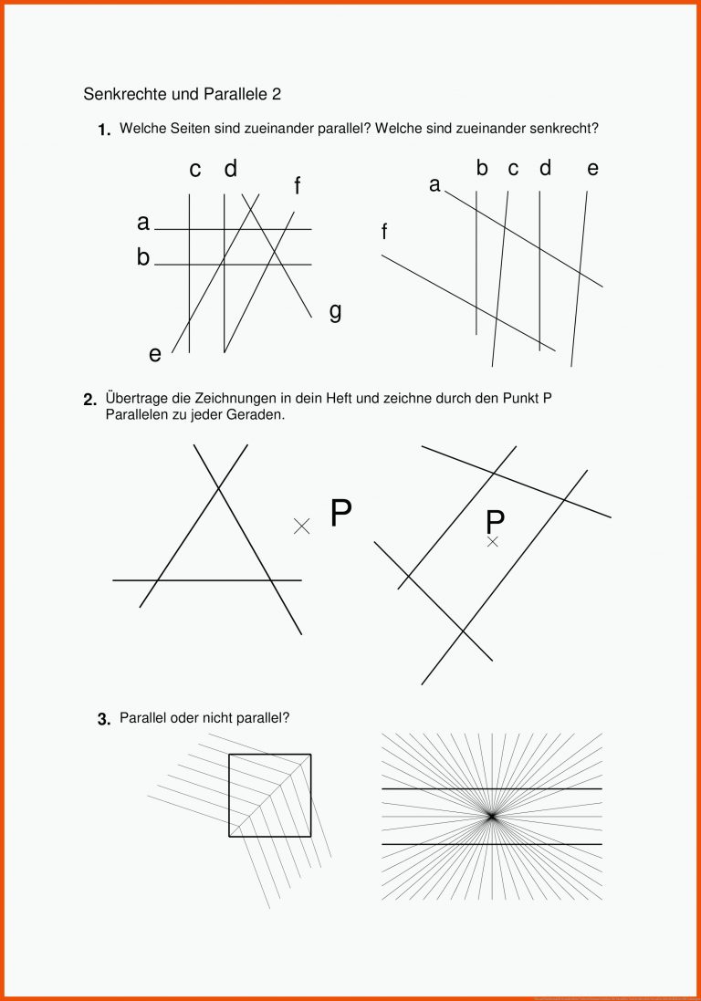 Pin Auf Mathematik Grundschule Unterrichtsmaterialien Fuer Parallele Und Senkrechte Geraden Arbeitsblätter Mit Lösungen