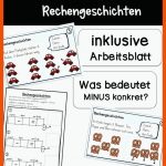Pin Auf Mathematik Grundschule Unterrichtsmaterialien Fuer Rechengeschichten 1 Klasse Arbeitsblatt