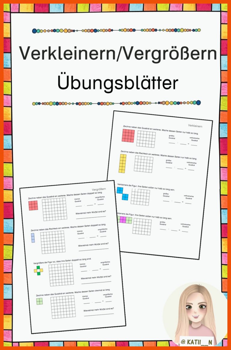 Pin auf Mathematik Grundschule Unterrichtsmaterialien für vergrößern und verkleinern arbeitsblätter