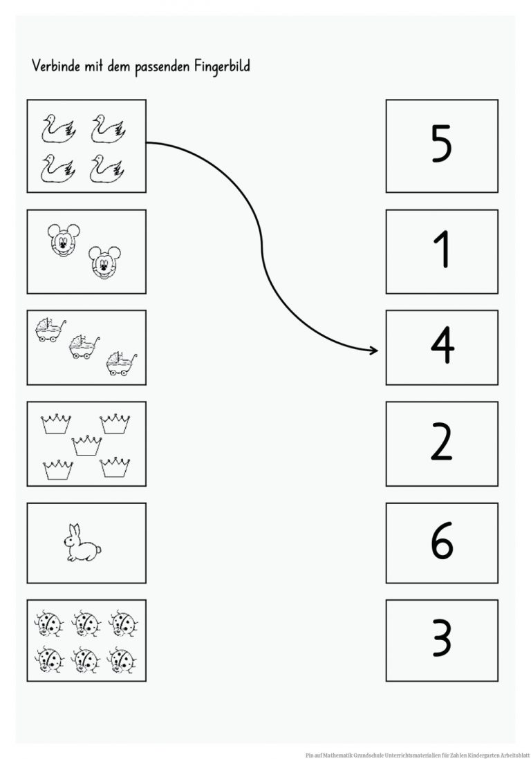 Pin auf Mathematik Grundschule Unterrichtsmaterialien für Zahlen Kindergarten Arbeitsblatt