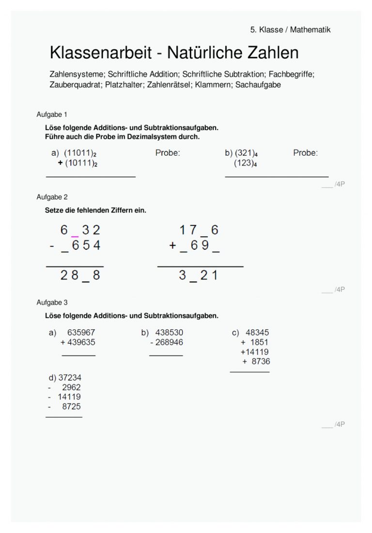 Pin Auf Mathematik Sekundarstufe Unterrichtsmaterialien Fuer Natürliche Zahlen Klasse 5 Arbeitsblätter