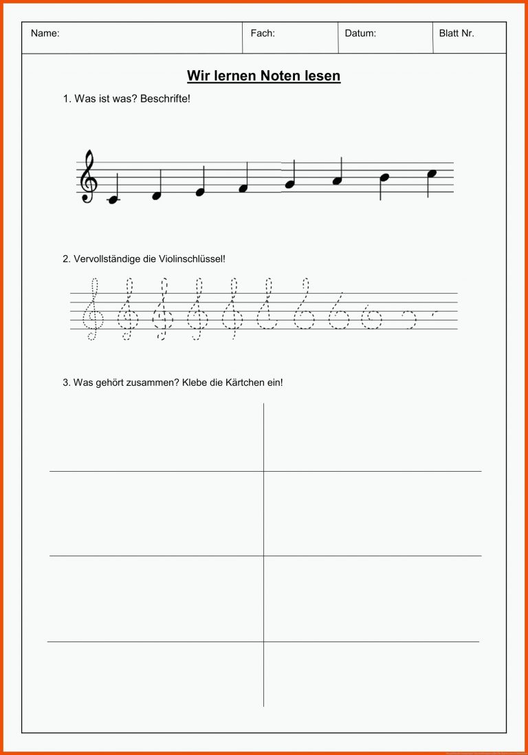 Pin auf Musik Grundschule Unterrichtsmaterialien für noten lernen arbeitsblatt