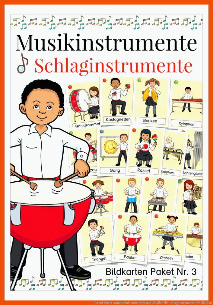 Pin auf Musik Grundschule Unterrichtsmaterialien für schlaginstrumente arbeitsblatt