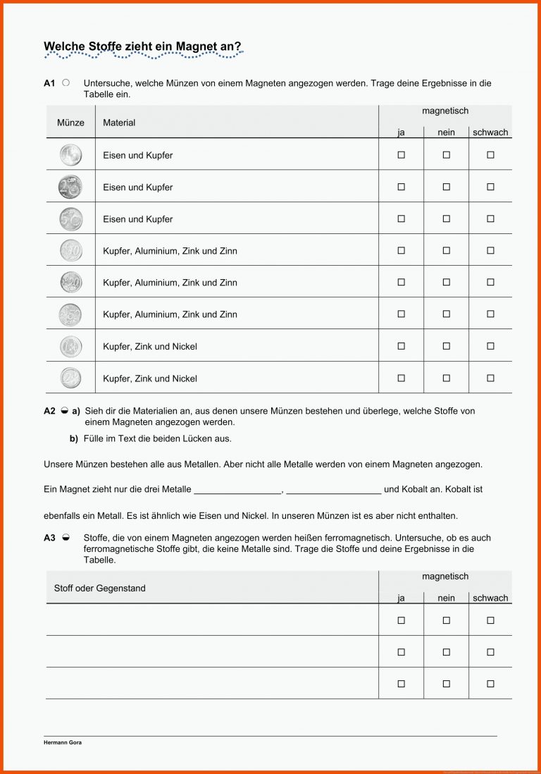 Pin auf Physik Sekundarstufe Unterrichtsmaterialien für stoffe und gegenstände arbeitsblatt