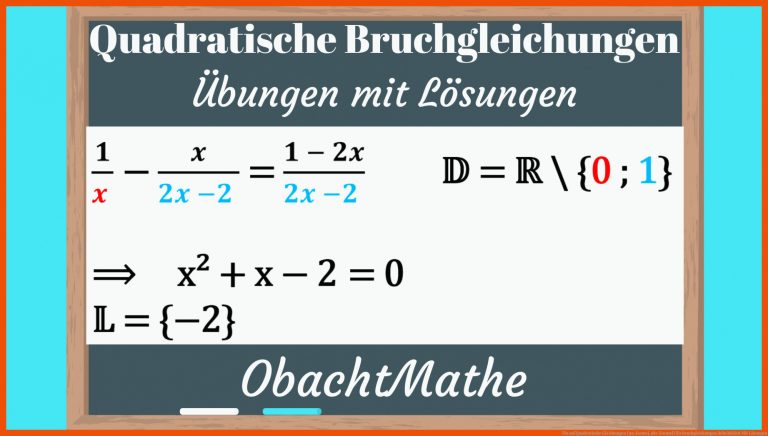 Pin Auf Quadratische Gleichungen (pq-formel, Abc-formel) Fuer Bruchgleichungen Arbeitsblatt Mit Lösungen