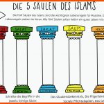 Pin Auf Religion Sekundarstufe Unterrichtsmaterialien Fuer Die Fünf Säulen Des islam Arbeitsblatt