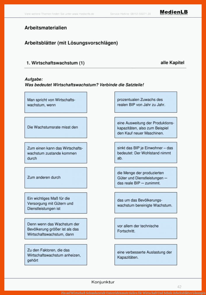 Pin auf Wirtschaft Sekundarstufe Unterrichtsmaterialien für wirtschaft und schule arbeitsblätter lösungen