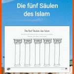 Pin On Religion Fuer Die Fünf Säulen Des islam Arbeitsblatt