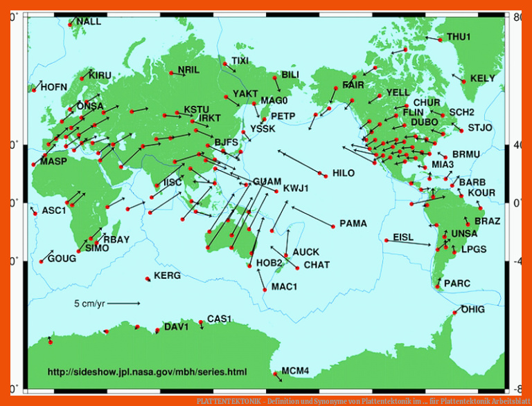 PLATTENTEKTONIK - Definition und Synonyme von Plattentektonik im ... für plattentektonik arbeitsblatt