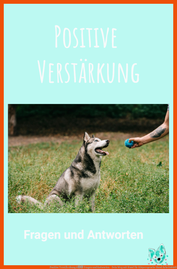 Positive VerstÃ¤rkung â Fragen und Antworten - Dein Weg mit Hund für körpersprache hund arbeitsblatt